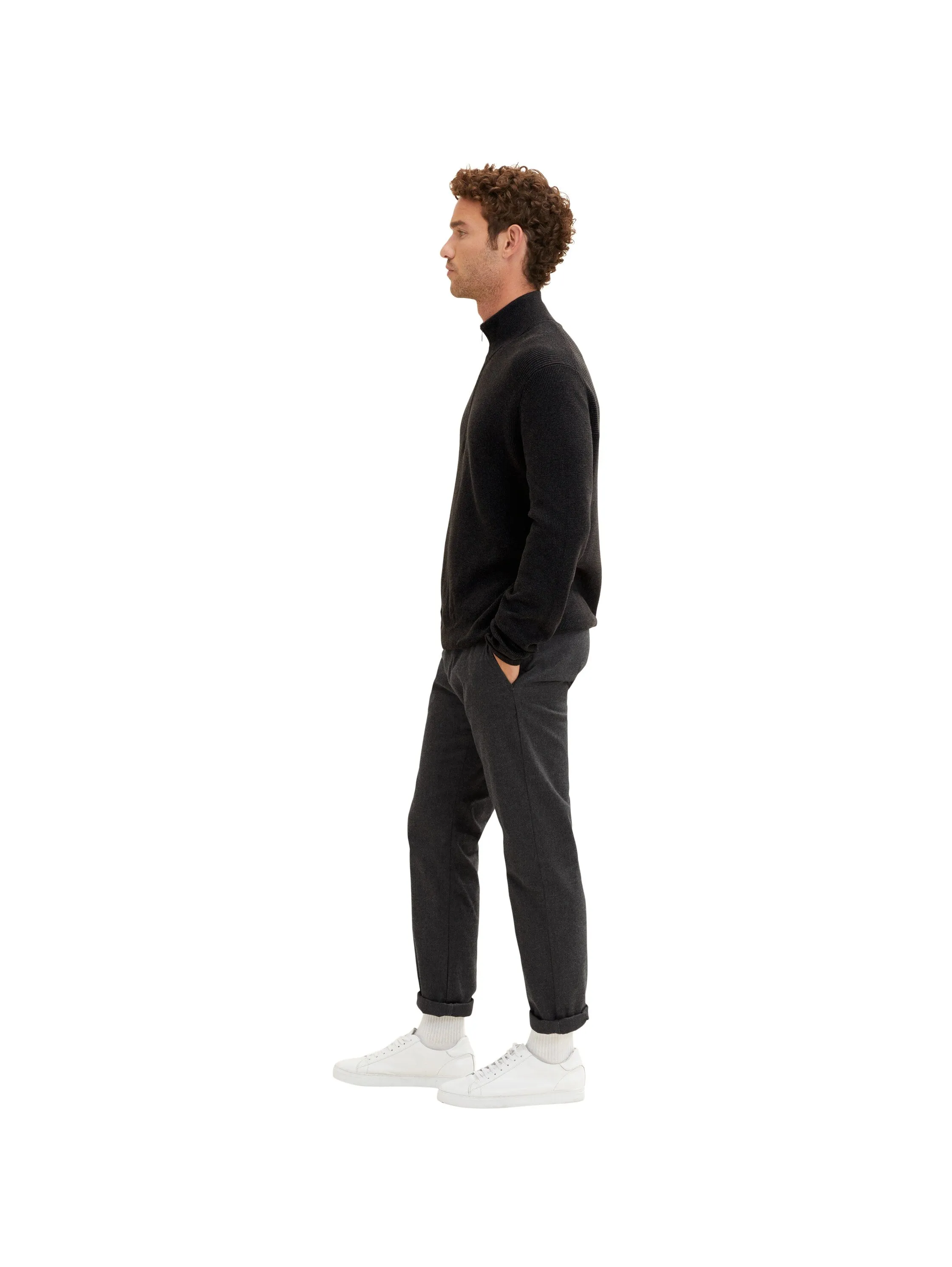 structured tapered pants